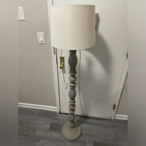 Vintage Grey Lamp